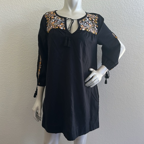 Madewell Embroidered Slit Sleeve Dress - Picture 5 of 11